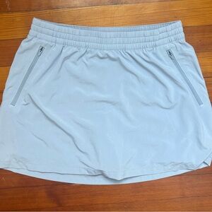 Outdoor Voices Zephyr 3” Skort | Pale Blue  with Adjustable Waist